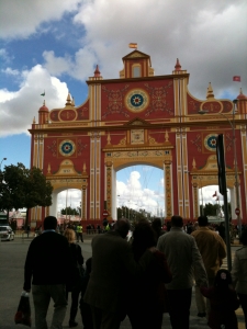 El Real de la Feria（エル・レアル・デ・ラ・フェリア）会場の入り口